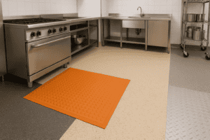 Best safety flooring options for commercial kitchens and food prep areas