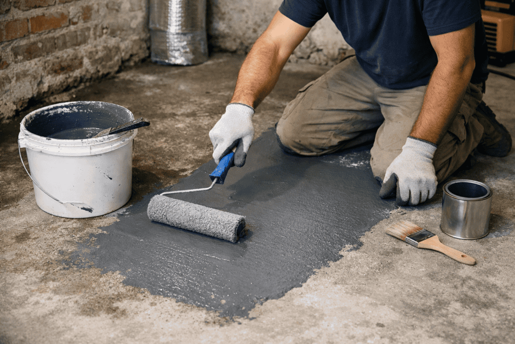 How to Stop Damp Coming Through a Concrete Floor