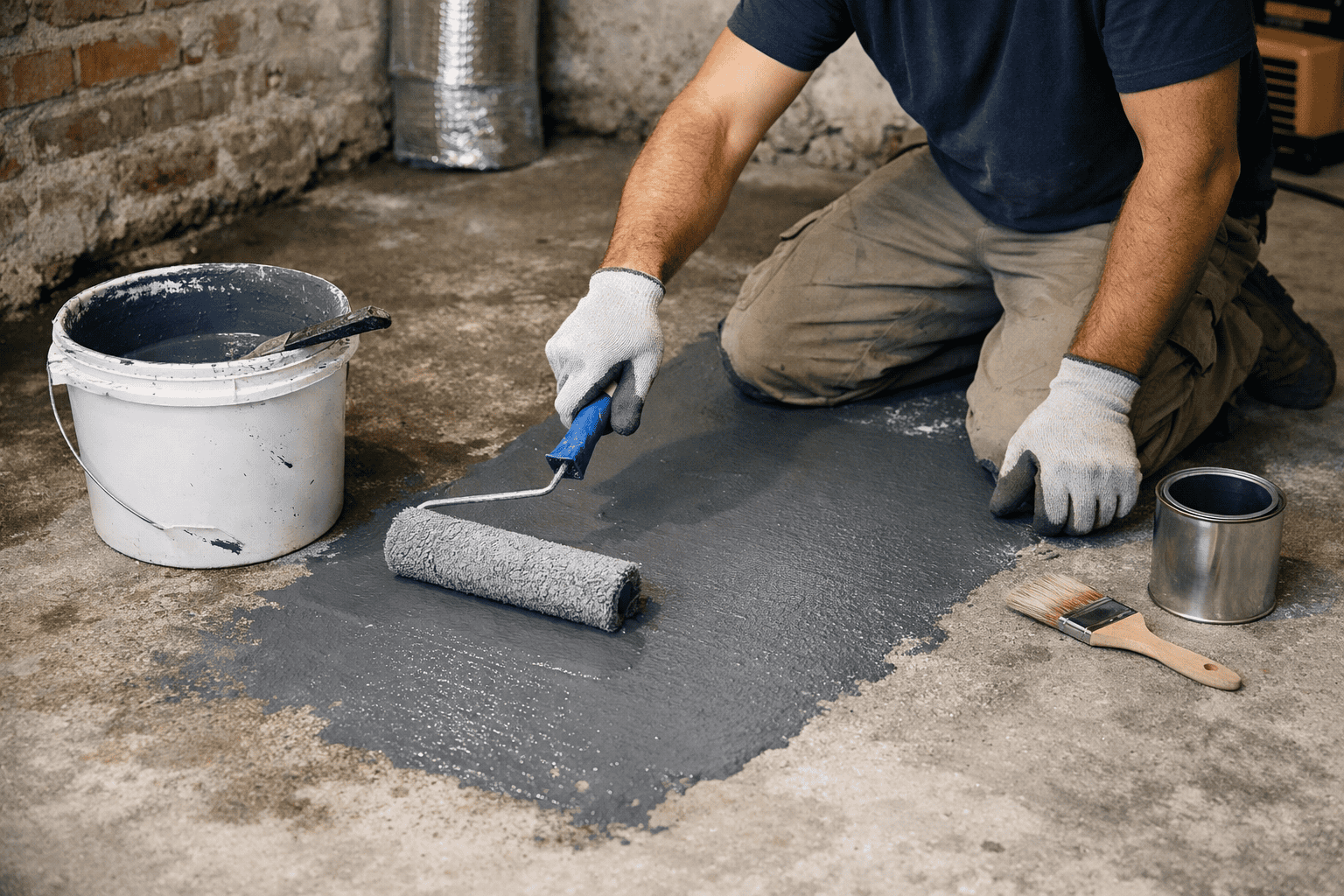 How to Stop Damp Coming Through a Concrete Floor