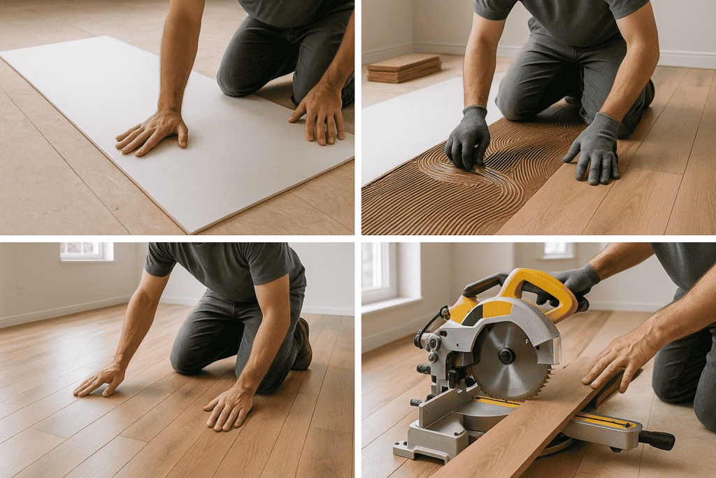 Installation methods, sequencing, and typical timeframes