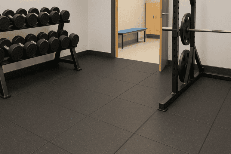 safety florring in Gyms, leisure centres, and changing rooms