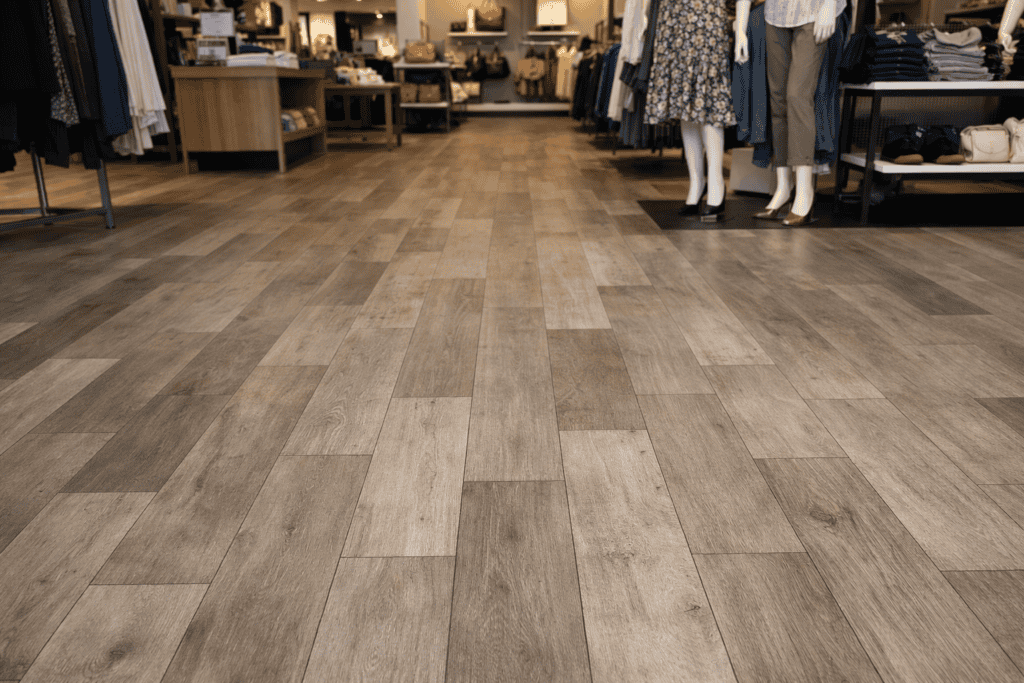 Flooring for retail